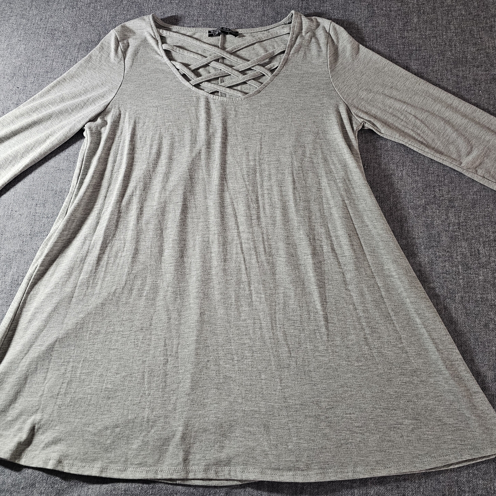 4 X $15. Gray Long Sleeve Women’s Dress